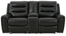 Warlin Power Reclining Loveseat with Console image
