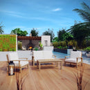 Marina 4 Piece Outdoor Patio Teak Set