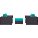 Convene 3 Piece Outdoor Patio Sofa Set