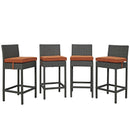 Sojourn 4 Piece Outdoor Patio Sunbrella� Pub Set