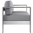 Shore Outdoor Patio Aluminum Loveseat