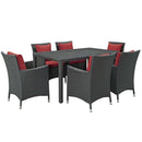 Sojourn 7 Piece Outdoor Patio Sunbrella� Dining Set
