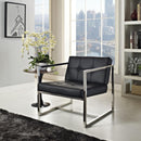 Hover Upholstered Vinyl Lounge Chair