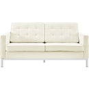 Loft 2 Piece Leather Loveseat and Armchair Set
