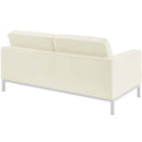 Loft 2 Piece Leather Loveseat and Armchair Set