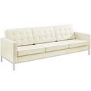 Loft 2 Piece Leather Sofa and Armchair Set