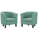 Prospect 2 Piece Upholstered Fabric Armchair Set