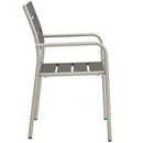 Shore 7 Piece Outdoor Patio Aluminum Dining Set