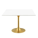 Lippa 47" Square Wood Top Dining Table
