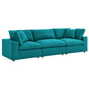 Commix Down Filled Overstuffed 3 Piece Sectional Sofa Set