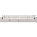 Commix Down Filled Overstuffed 4 Piece Sectional Sofa Set