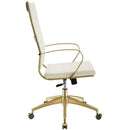 Jive Gold Stainless Steel Highback Office Chair