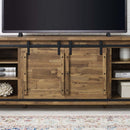 Cheshire 71" Rustic Sliding Door TV Stand
