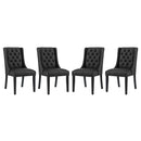 Baronet Dining Chair Vinyl Set of 4