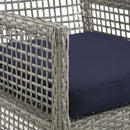 Aura 7 Piece Outdoor Patio Wicker Rattan Set