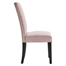 Parcel Performance Velvet Dining Side Chairs - Set of 2