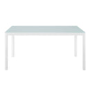 Raleigh 7 Piece Outdoor Patio Aluminum Dining Set