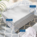 Conway Sunbrella� Outdoor Patio Wicker Rattan Ottoman