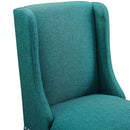 Baron Bar Stool Upholstered Fabric Set of 2