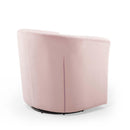 Prospect Tufted Performance Velvet Swivel Armchair