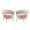 Admire Accent Armchair Performance Velvet Set of 2