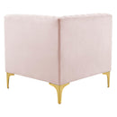 Triumph Channel Tufted Performance Velvet Loveseat
