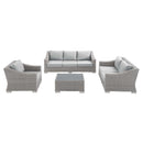 Conway Sunbrella� Outdoor Patio Wicker Rattan 4-Piece Furniture Set