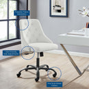 Distinct Tufted Swivel Upholstered Office Chair