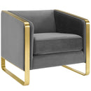 Visualize Armchair Performance Velvet Set of 2