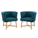 Anders Accent Chair Upholstered Fabric Set of 2