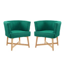 Anders Accent Chair Upholstered Fabric Set of 2