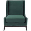 Confident Lounge Chair Upholstered Performance Velvet Set of 2
