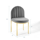 Isla Channel Tufted Performance Velvet Dining Side Chair