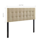 Lily Queen Upholstered Fabric Headboard