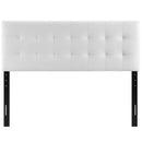 Lily Queen Upholstered Vinyl Headboard