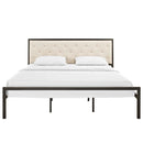 Mia King Fabric Bed