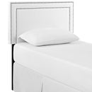 Jessamine Twin Upholstered Vinyl Headboard