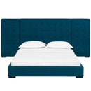 Sierra Queen Upholstered Fabric Platform Bed