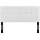 Paisley Tufted Full / Queen Upholstered Linen Fabric Headboard