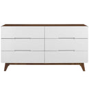 Origin Six-Drawer Wood Dresser or Display Stand