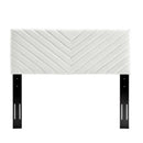 Alyson Angular Channel Tufted Performance Velvet Full / Queen Headboard