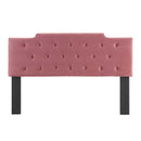 Juliet Tufted Twin Performance Velvet Headboard