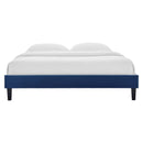 Reign King Performance Velvet Platform Bed Frame