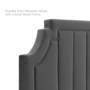 Alyona Channel Tufted Performance Velvet Full/Queen Headboard