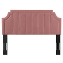 Alyona Channel Tufted Performance Velvet Full/Queen Headboard
