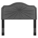 Kristin Pleated Performance Velvet King/California King Headboard