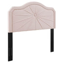 Kristin Pleated Performance Velvet Twin Headboard