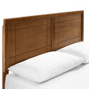 Marlee King Wood Platform Bed With Splayed Legs