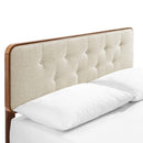 Bridgette Twin Wood Platform Bed With Splayed Legs