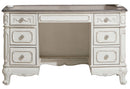 Homelegance Cinderella Writing Desk in Antique White with Grey Rub-Through 1386NW-11